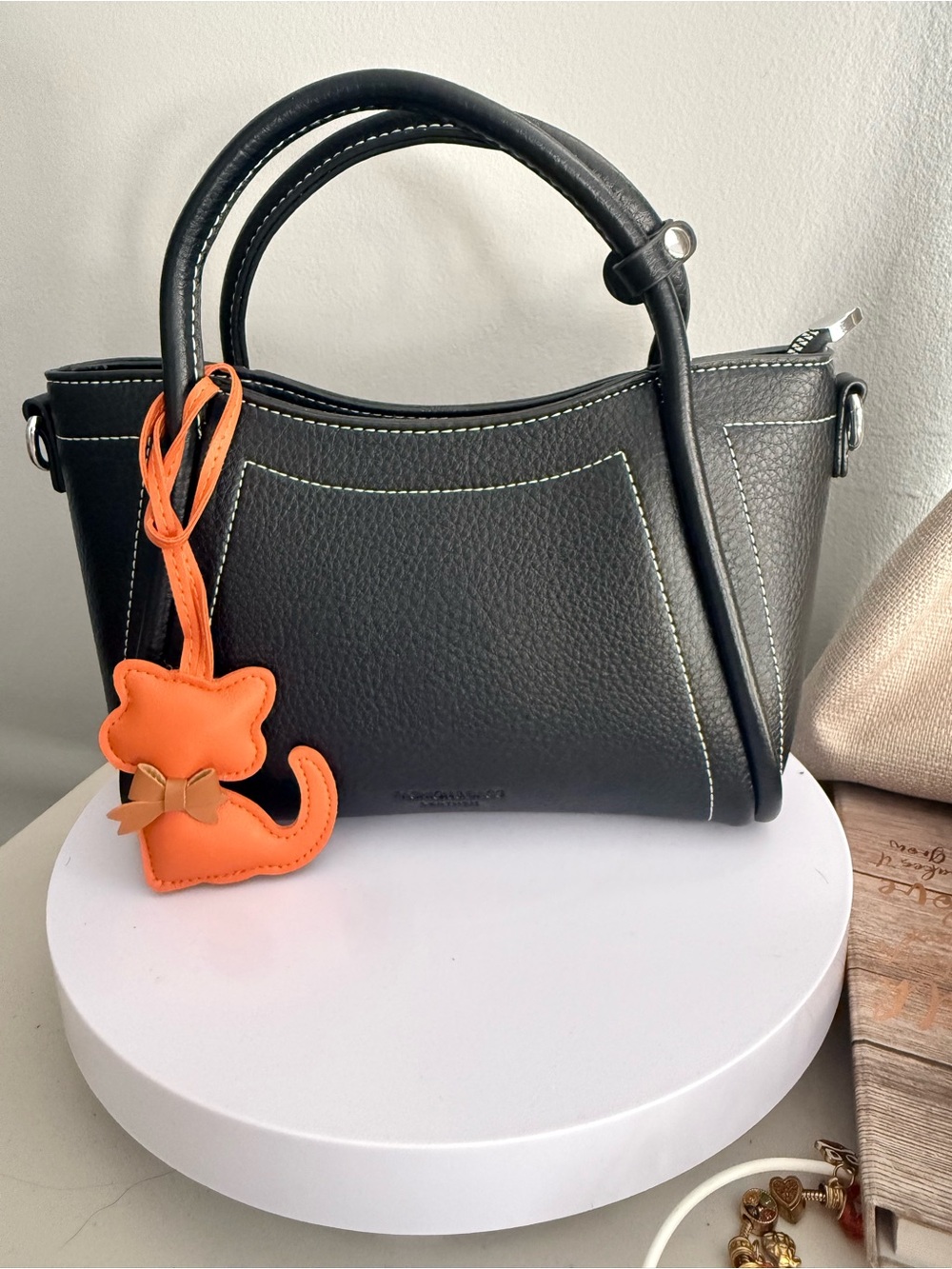 Orange Cat Charm